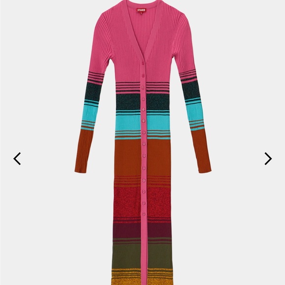 Staud Variegated Midi Knit Dress - Picture 2 of 3